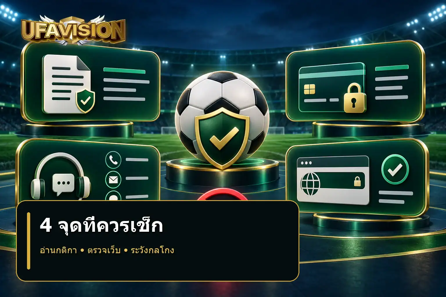 4 จุดที่ควรเช็กก่อนตัดสินใจ - UFAVISION